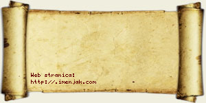 Hana Markov vizit kartica